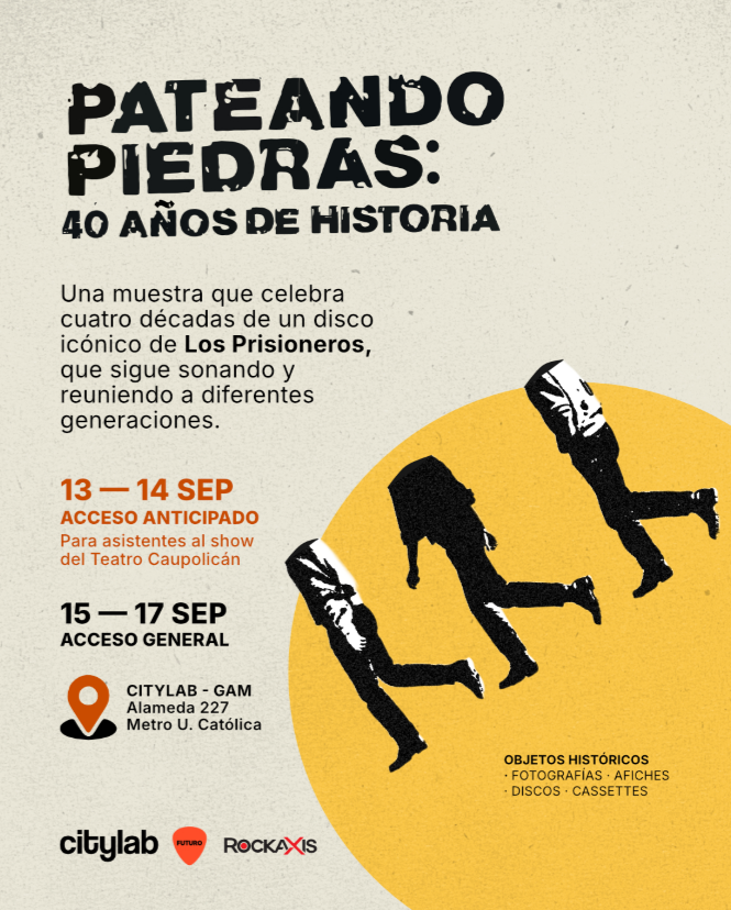 Los Prisioneros: Inaugurarán muestra especial dedicada a ''Pateando Piedras''